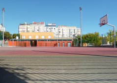 Vista do campo de jogos